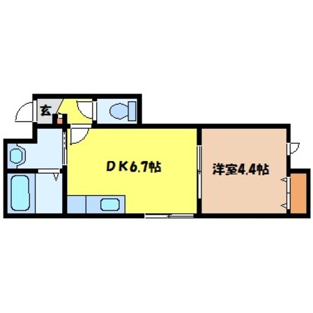 西１８丁目駅 徒歩8分 1階の物件間取画像